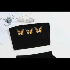 Butterfly Tube Top